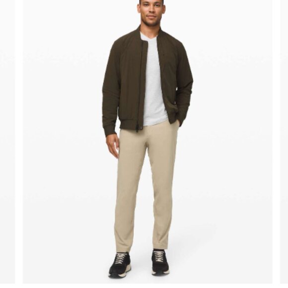 lululemon athletica Other - lululemon Mens Commission Pant Classic 32 x 34 Tofino Sand Warpstreme Travel
